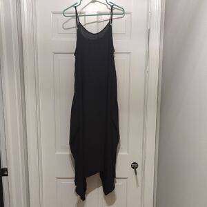 Elegant Black Sleeveless Pantsuit